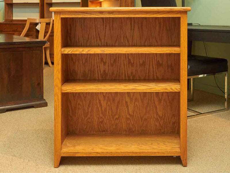 Oak 3 Shelf Bookcase