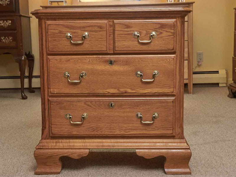 Kincaid  Oak 3 Drawer Nightstand