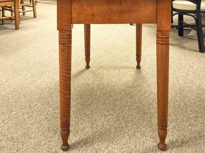 Tiger Maple Drop Leaf Table