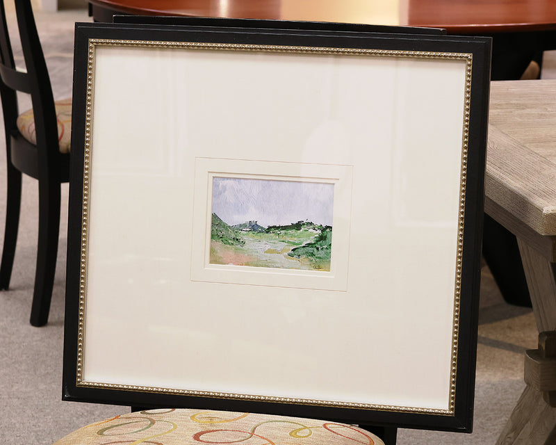 "A Glimpse Outside IV" Framed Print