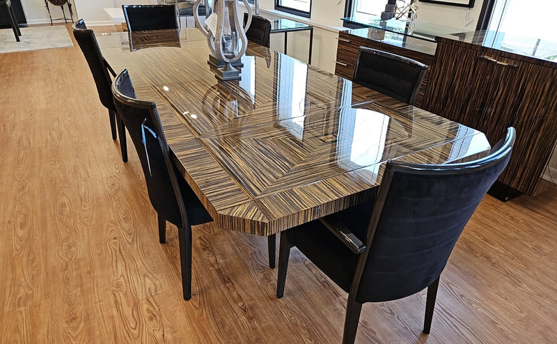 Lexington Furniture 'Ritz' Macassar Ebony Dining Table by Nicole Miller