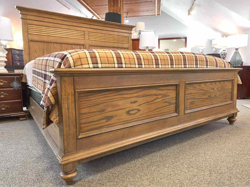 Oak King Bed