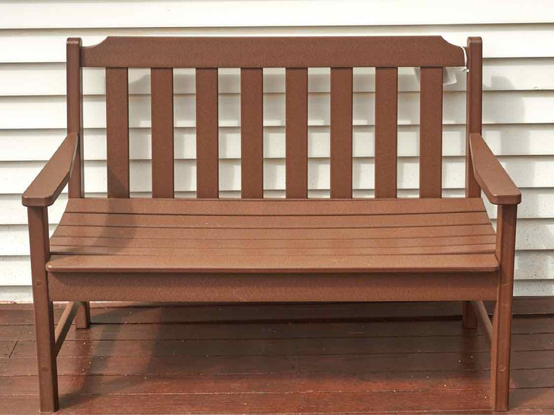 Seaside Casual 'Berlin' Recycled Plastic Garden  Outdoor Bench