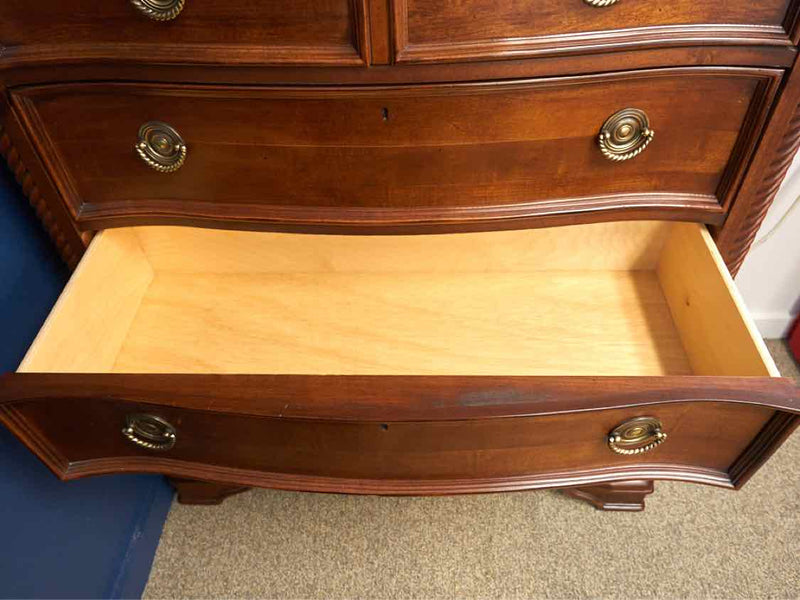 Stanley Cherry Bow Front Chest