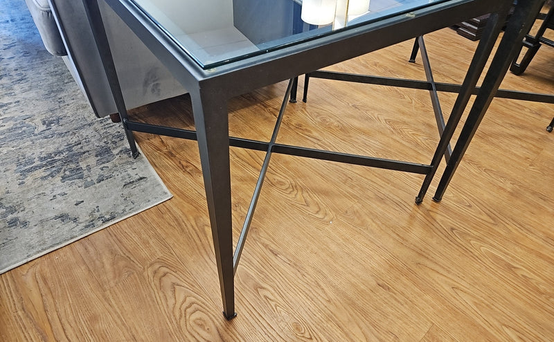 Glass Topped Side Table