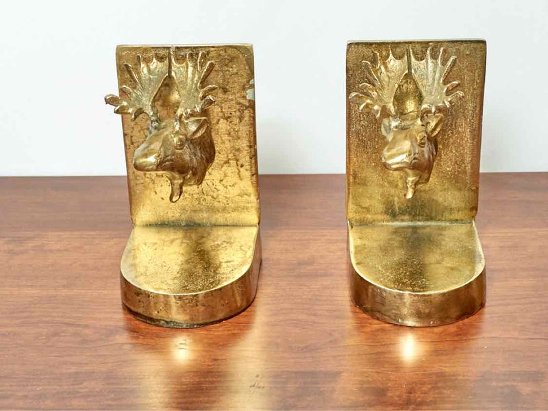 Pair of Moose Bookends