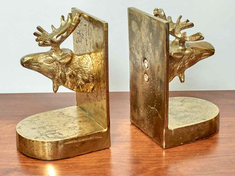 Pair of Moose Bookends