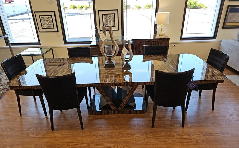 Lexington Furniture 'Ritz' Macassar Ebony Dining Table by Nicole Miller