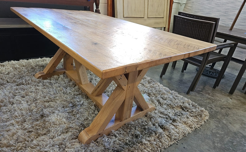 Farm Table w/ Trestle Base