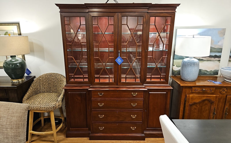 Hitchcock Mahogany China Cabinet