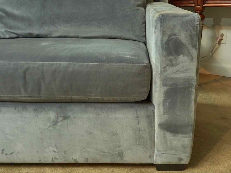 Huntington House Oversized Chair In 'Pewter Gray' Micro Fiber Upholstery