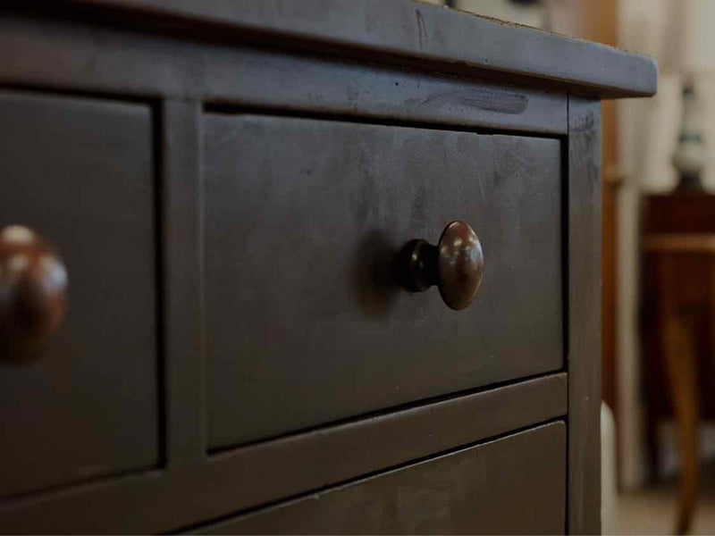 Solid Mahogany Five Drawer Dresser