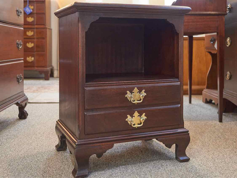 Solid Mahogany One Drawer Nightstand