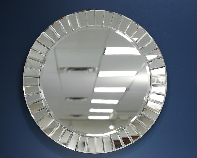 Round  Sun Burst Mirror