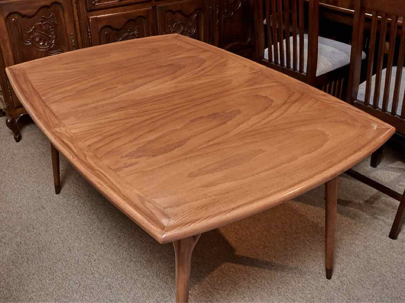 Mid Century Modern Teak (2 ) 11" Leaves Dining Table