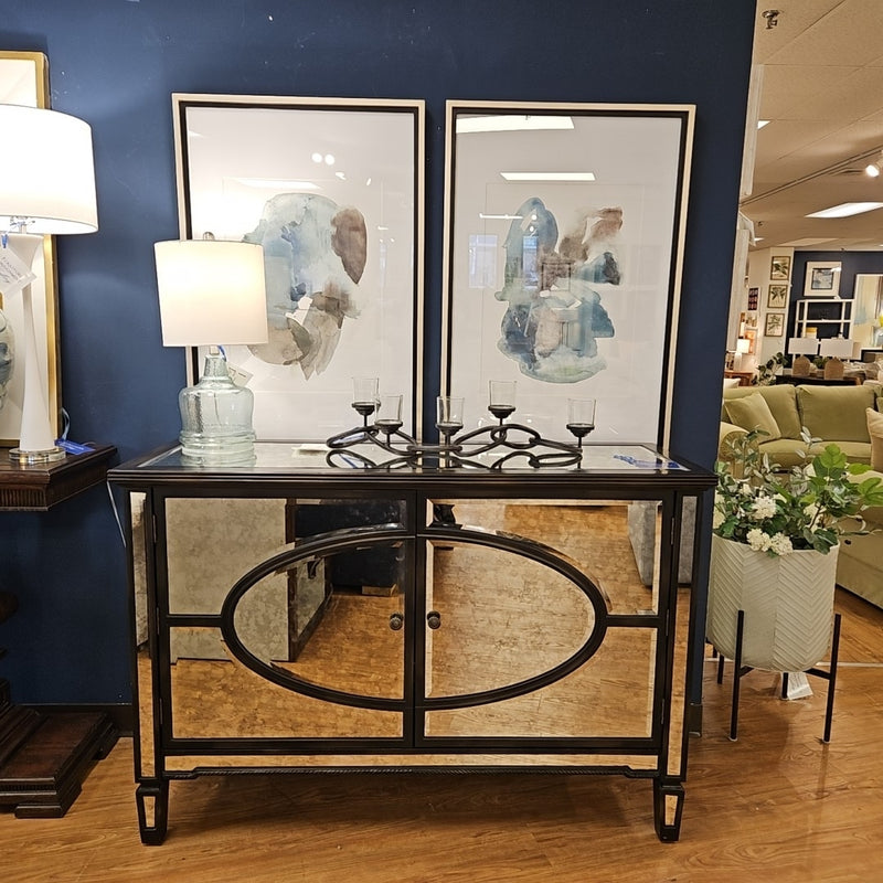 Arhaus 'Isla' Mirrored Sideboard with Adjustable Shelves