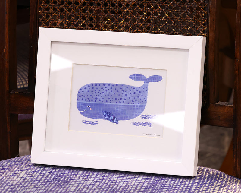 "Whale" Framed Print