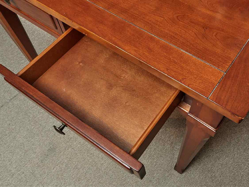 Broyhill Cherry 2 Drawer Sofa Table Console