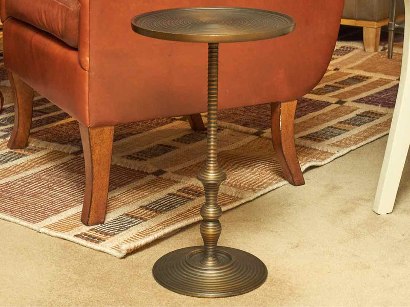 Bronze Accent Drink  Table