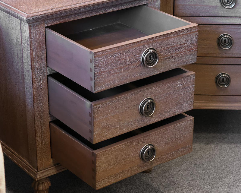 Pair of RH 'Maison' Nightstand in Antiqued Grey Oak