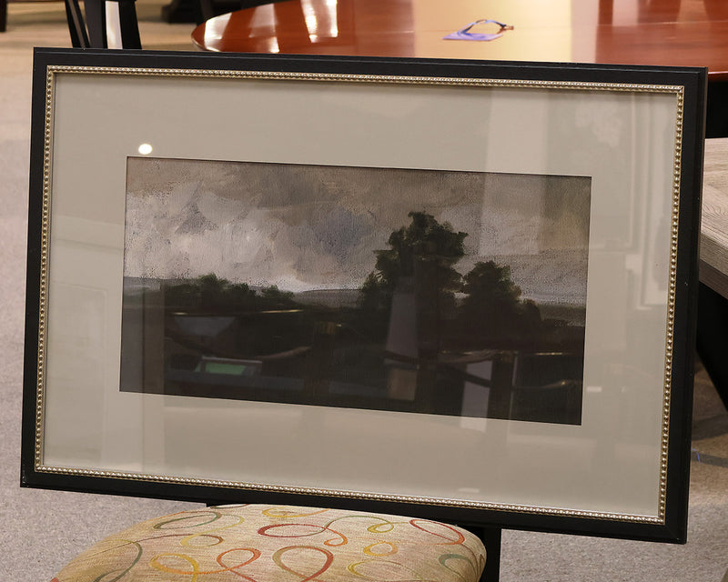 "Dusk Panoramic Vista II" Framed Print