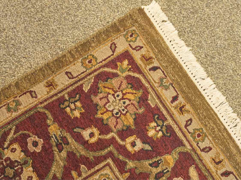 Red & Olive Persian Area Rug