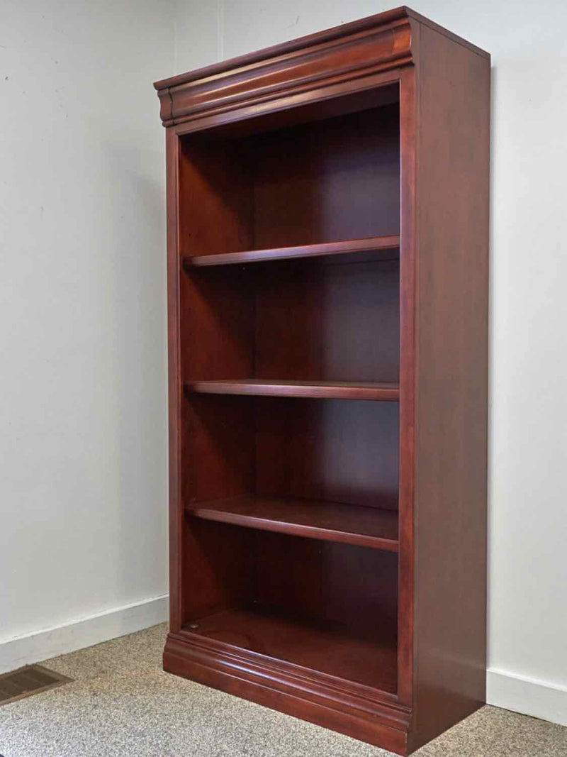 Four Shelf Mahogany Bookcase