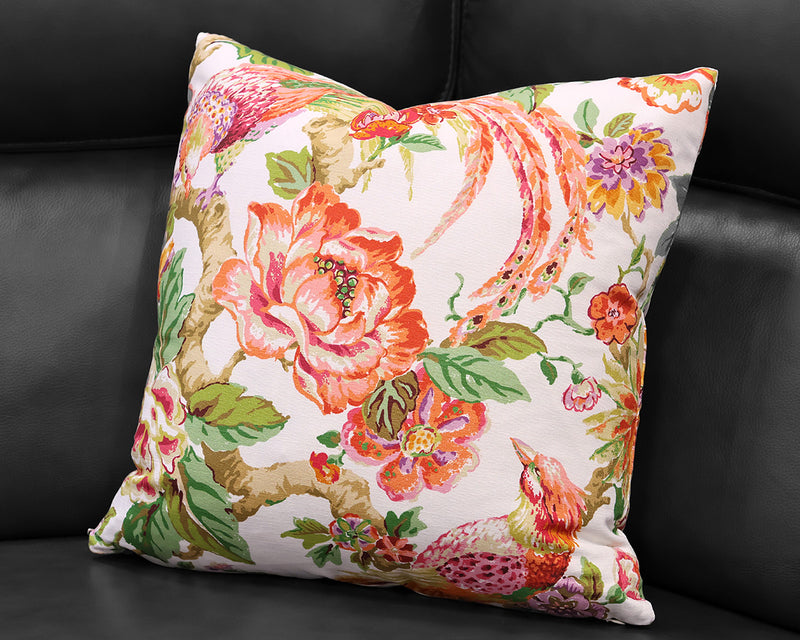 'Sissinghurst Tangerine' Accent Pillow