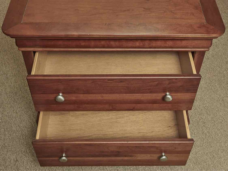 Stanley Louis Phillip Style Cherry  2 Drawer Nightstand