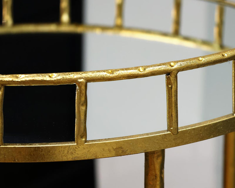 Tilly Side Table in Gold Finiah