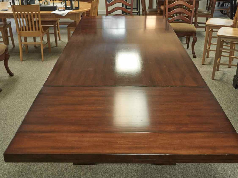 Woodbridge Walnut Trestle  Dining Table with 2 Extensions