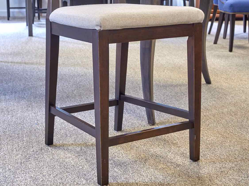 Set of 3 Basset Oval X Back Counter Stools