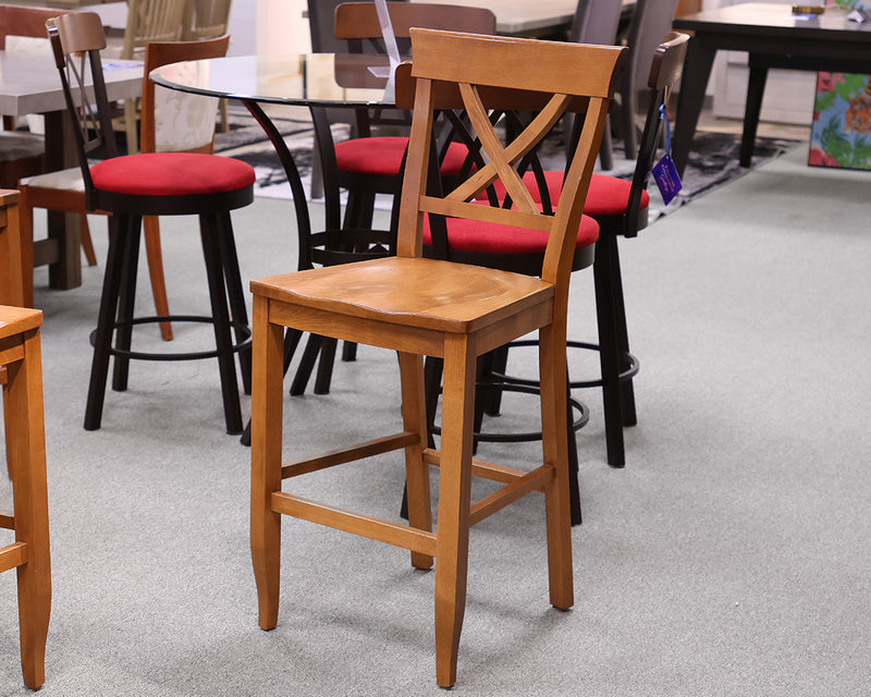 Set of 6 Maple Counter Stools