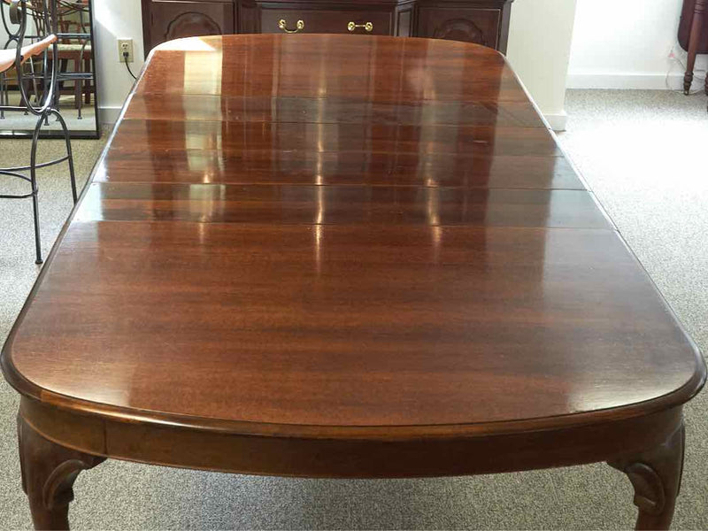 Mahogany Queen Anne Dining Table