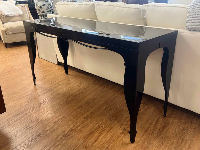 Black Lacquer Console Table