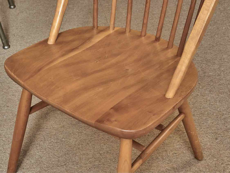 Cherry Table Shaker Style Legs  & 2 Windsor Arm 4 Side Chair Set