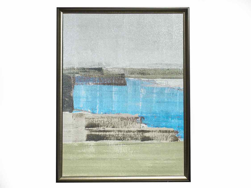 Framed Print; Green Landscape; 2/2