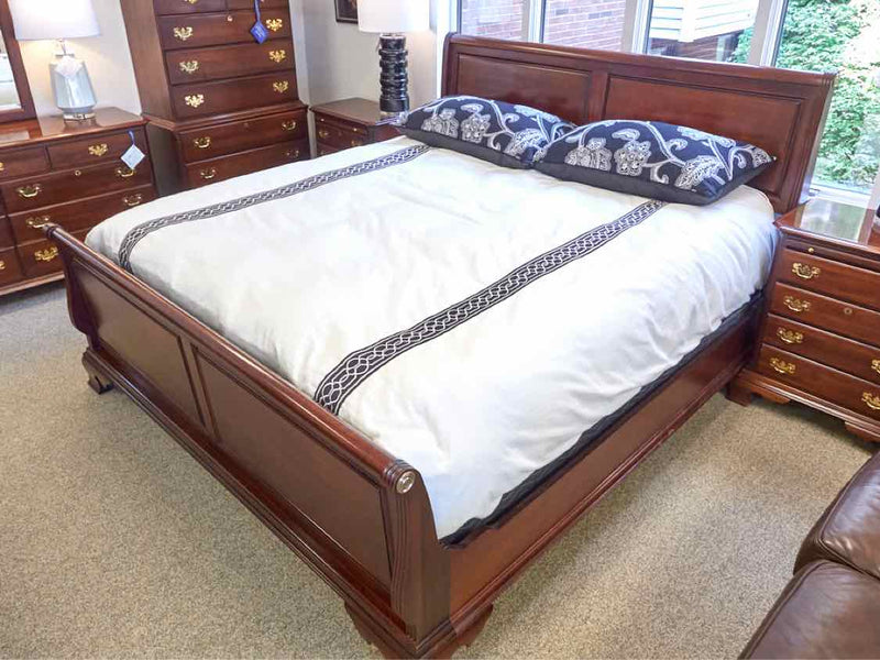 Kincaid Cherry King Sleigh Bed