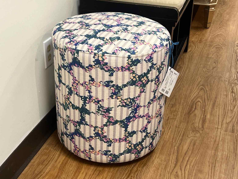 Anthropologi Striped Floral Ottoman