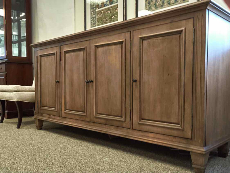 Ethan Allen "Jason" 4 Door Sideboard with Bronze Knobs