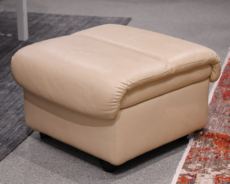 Leather Storage Ottoman