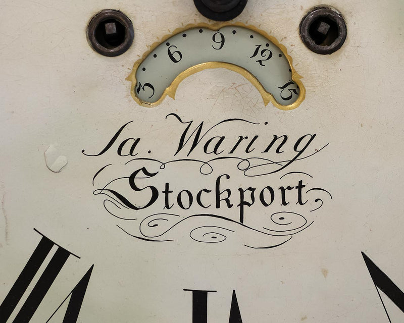 Waring Stockport Grandfather Clock with Hot Air Balloon & Floral Face