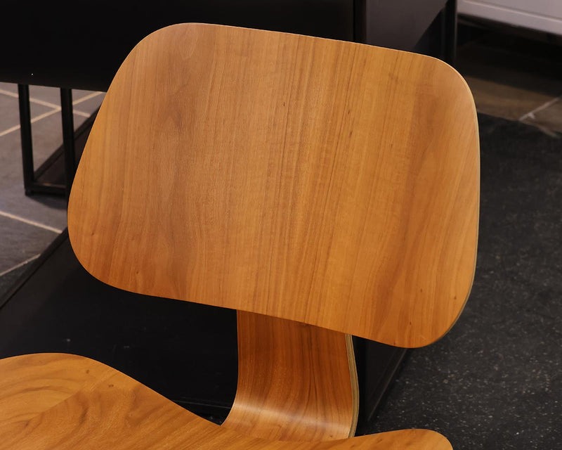 Eames Office Molded Plywood Lounge Chair in Walnut