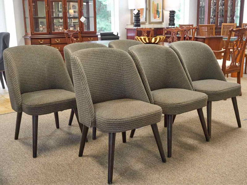 Set of 6 Room & Board 'Cora'  Upholstered Dining Chairs