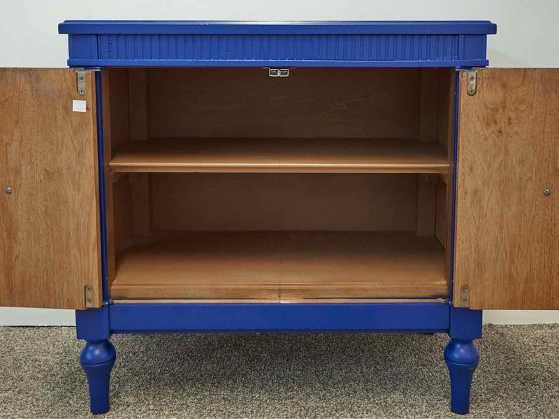 Royal Blue Bedside Chest