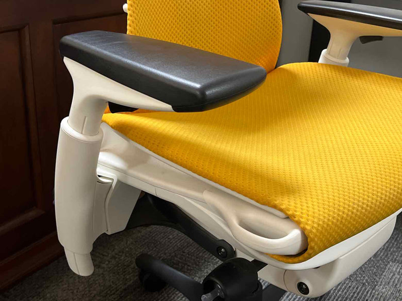 Adjustable Office Chair in Deep Yellow