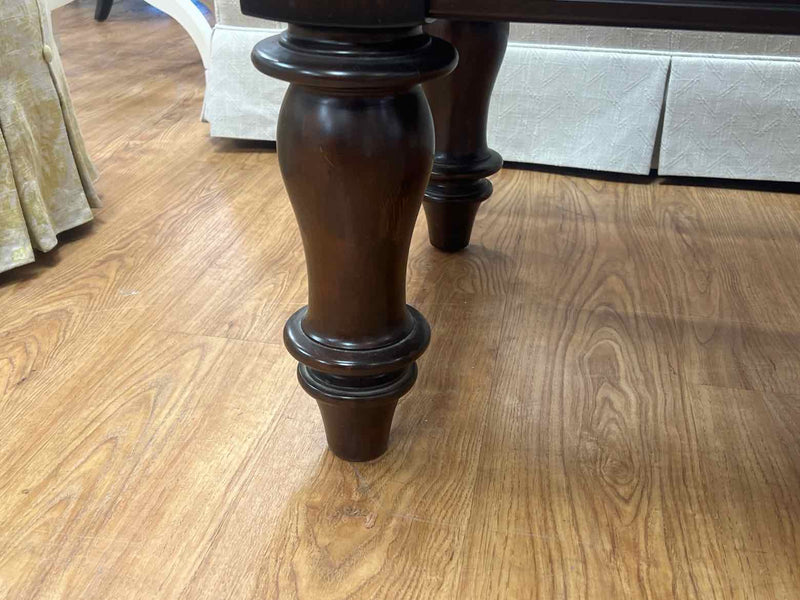 Espresso Cocktail Table w/ Turned Legs