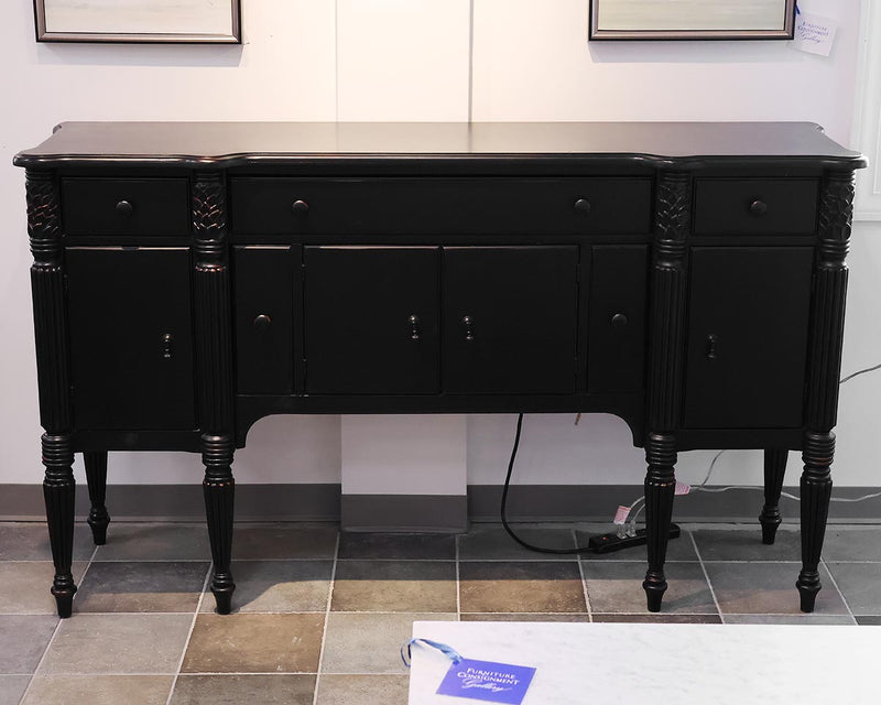 Jaclyn Smith 'Largo' Black Finish  Server with Fluted Legs