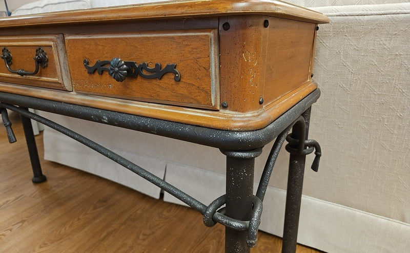 National Mt. Airy Wood and Iron Console