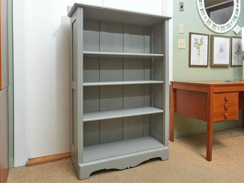 'Ocean Shore Gray' Finish 4 Shelf Bookcase